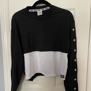 Victoria Secret PINK Long Sleeve Cropped Sweatshirt